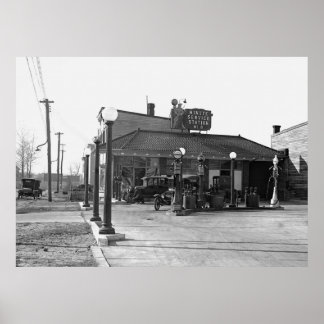 Alte Gasstation: 1925 Poster