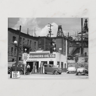 Alte Gasstation, 1930er Postkarte