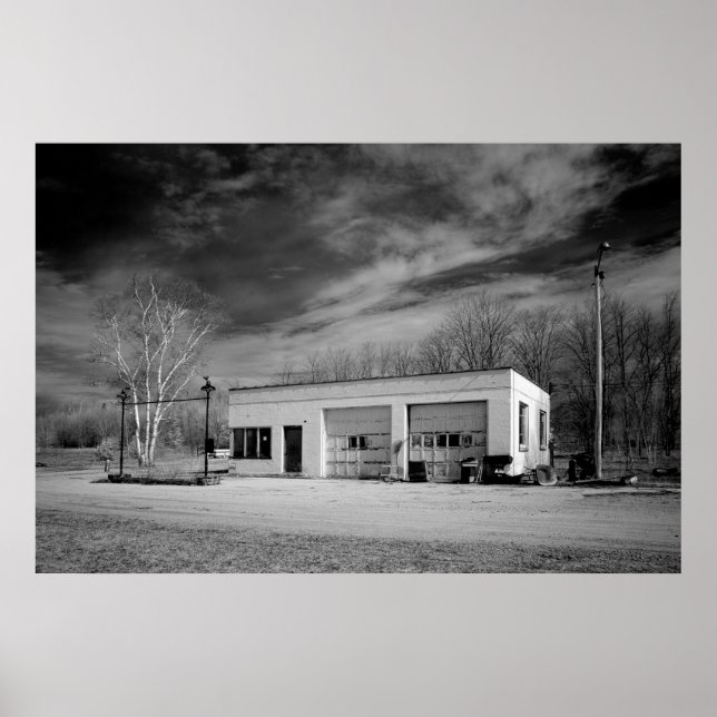 Alte Gasstation Poster (Vorne)