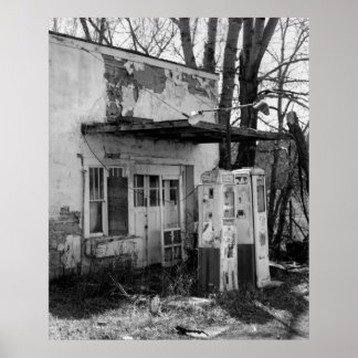 Alte Gasstation Poster