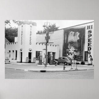 Alte Gasstation Poster