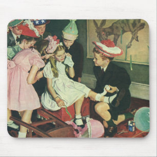Alte Geburtstagsfeier, Pin the Tail on the Donkey Mousepad