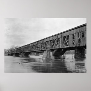 Alte gedeckte Brücke Poster