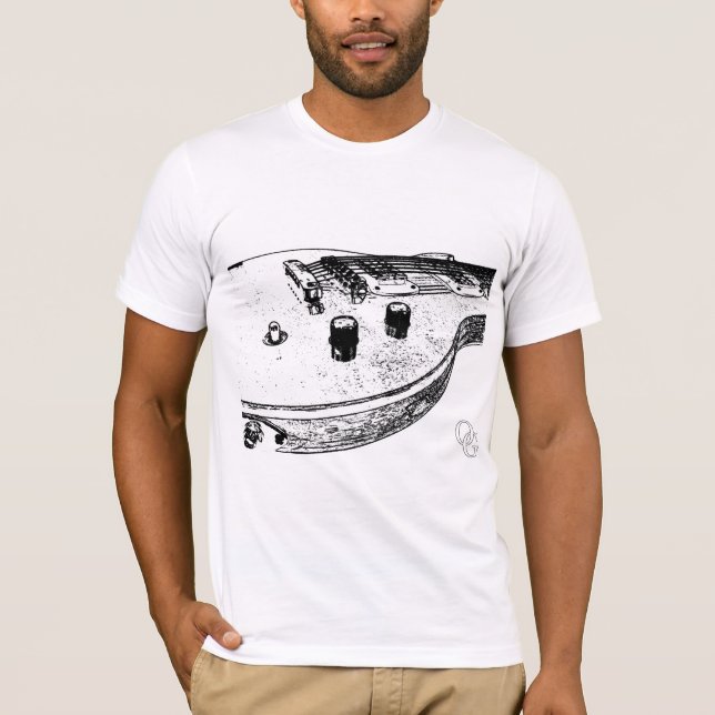 Alte Geist-Gitarren T-Shirt (Vorderseite)