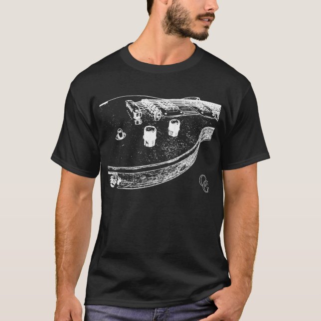 Alte Geist-Gitarren T-Shirt (Vorderseite)