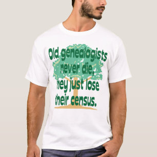 Alte Genealogists die nie T-Shirt