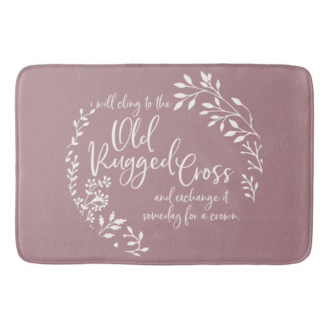 Alte gequetscht badematte (Vorderseite)