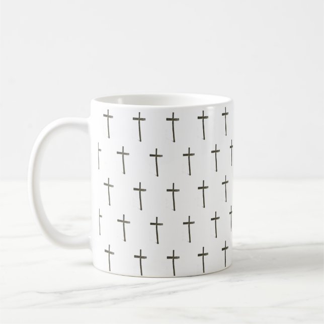 Alte gequetschte Tasse (Links)