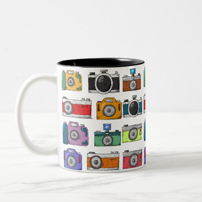 Alte Geschichte Zweifarbige Tasse (Links)