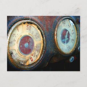 Alte Geschwindigkeit Postkarte