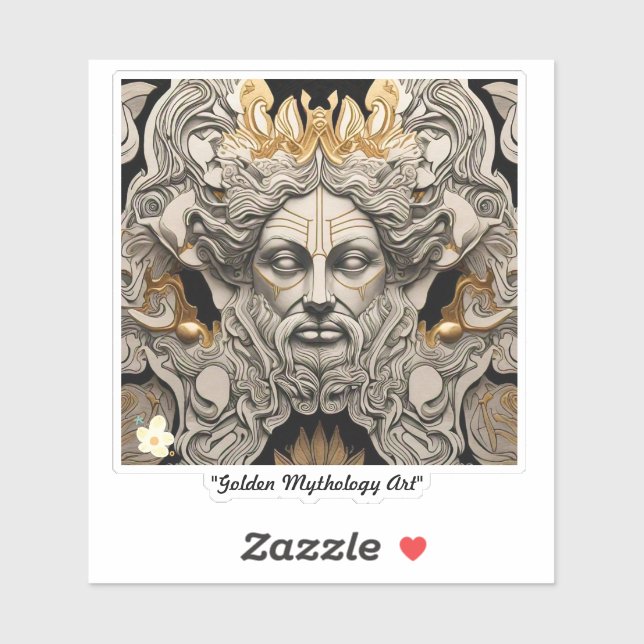 "Alte goldene Geschichten" Aufkleber (Blatt)