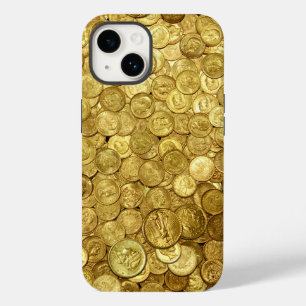 Alte Goldmünzensammlung Case-Mate iPhone 14 Hülle