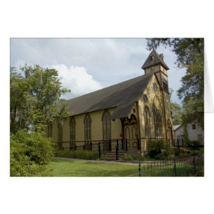 Alte gotische Kirchenkarte