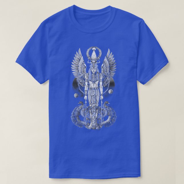 Alte Götter Ägyptens Thoth Osiris Sobek Horus Anu T-Shirt (Design vorne)