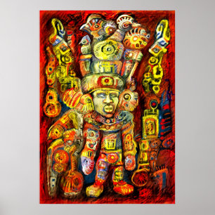 **Alte Götter IV** DIE EINZIGARTIGE DIGITALE KUNST Poster