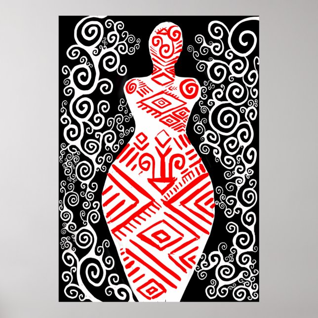 Alte Göttin Poster (Vorne)