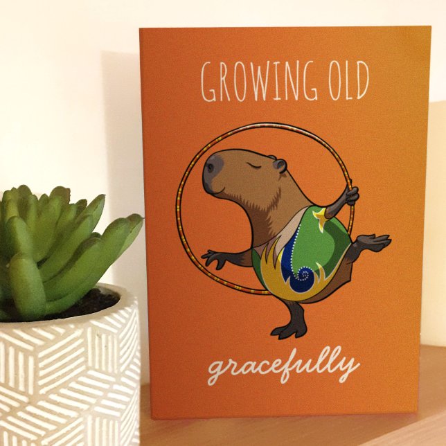 Alte Gracevoll Capybara Gymnast Cartoon (Von Creator hochgeladen)