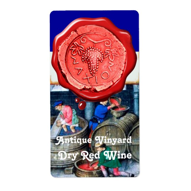 ALTE GRAPE VINEYARD RED WINE BARRELS WAX SIEGEL (Vorne)