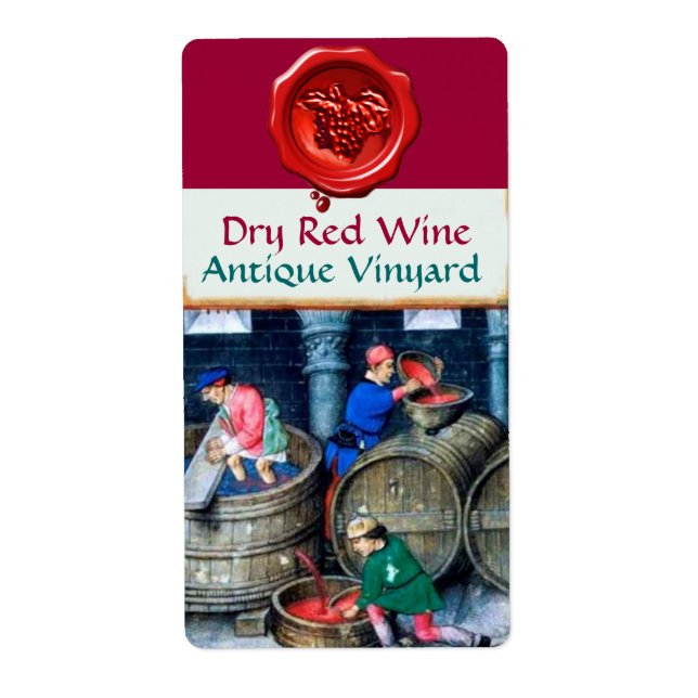 ALTE GRAPE VINEYARD RED WINE BARRELS WAX SIEGEL (Vorne)