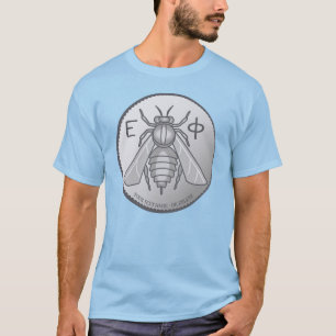 Alte griechische Biene Tetradrachm-Münze aus Ephes T-Shirt