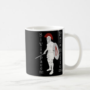 Alte griechische Kriegergeschichte Latein Si Vis P Kaffeetasse