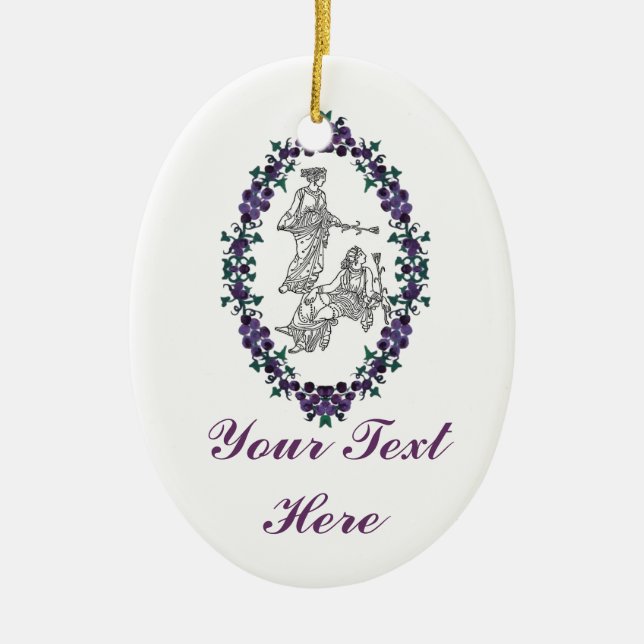 Alte griechische Moden Keramikornament (Vorne)