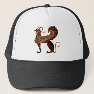 Alte griechische Mythologische Bestie Griffin Truckerkappe
