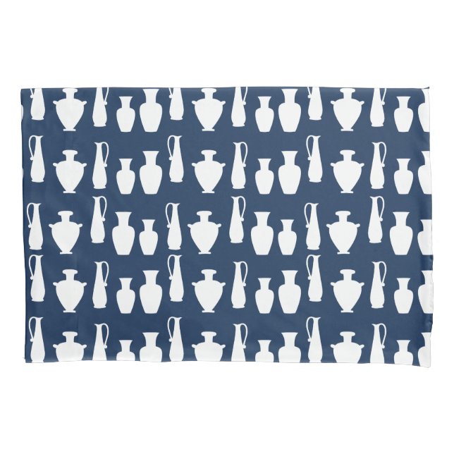 Alte griechische Vasen Jars verschiedene Formen Mu Kissenbezug (Vorderseite)