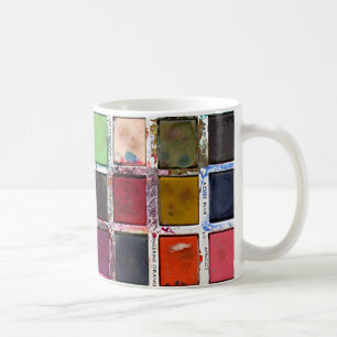 Alte Grunge-Farben Kaffeetasse