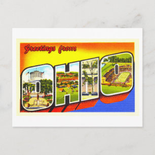 Alte Grüße aus Ohio Postkarte