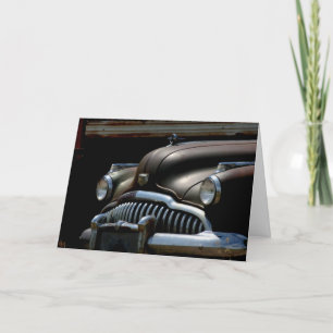 Alte Grußkarten für Autos Karte