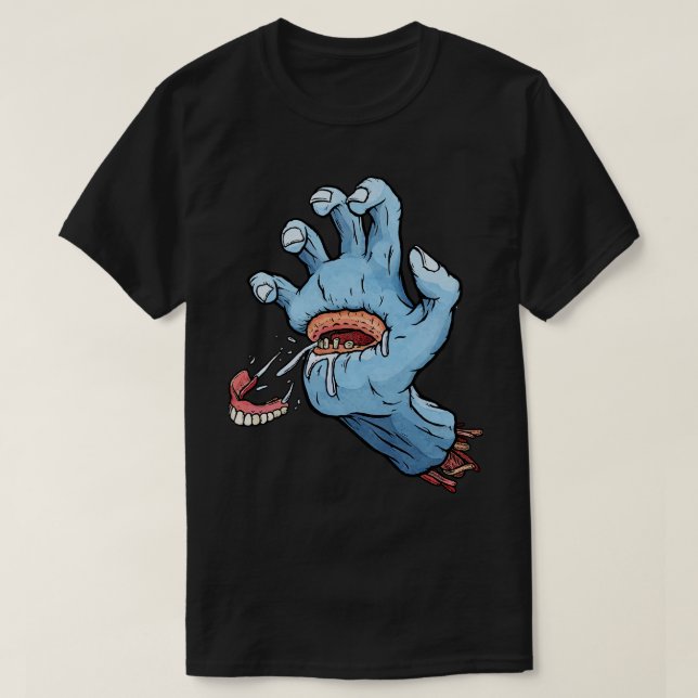 Alte Gummihand T-Shirt (Design vorne)