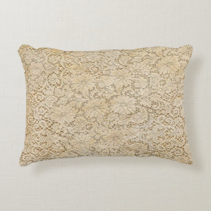 Alte Häkelarbeit-Spitze-Blumenmuster + Ihre Ideen Dekokissen