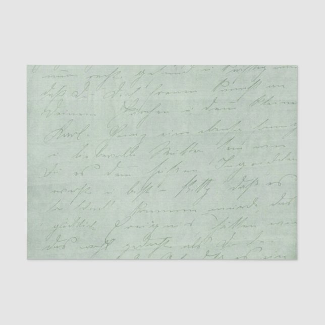 Alte Handschrifts-Liebebuchstaben verblaßten Seidenpapier (Vorderseite)