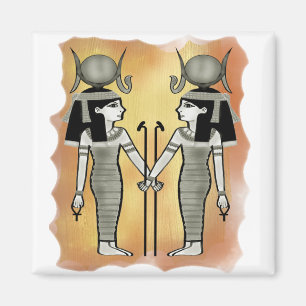 Alte Hathor-Göttin der Liebe Ägyptischer Gott Magnet
