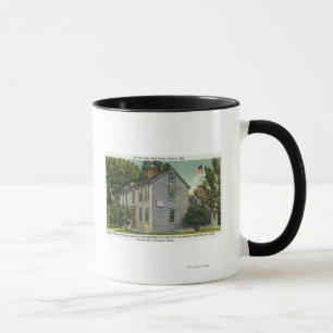 Alte Haus-Ansicht Hancocks Clark, Paul Revere ritt Tasse