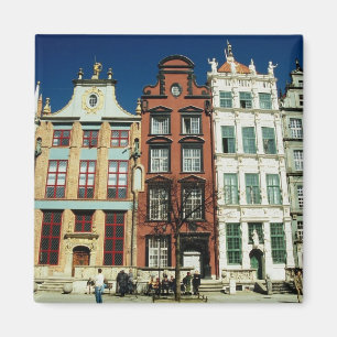 Alte Häuser in Gdansk Magnet