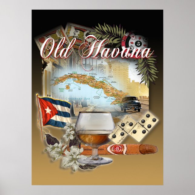 alte Havanna Poster (Vorne)