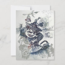 Alte Heuschnauze zerbricht etwas zu Halloween