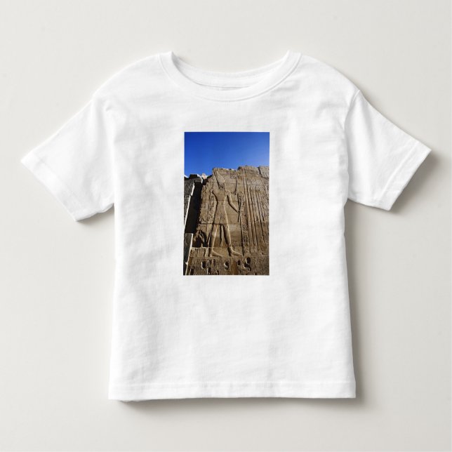 Alte Hieroglyphen an der Wand, Tempel von Karnak, Kleinkind T-shirt (Vorderseite)