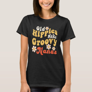 Alte Hippies machen Groovy Nanas Retro 70er Daisy T-Shirt