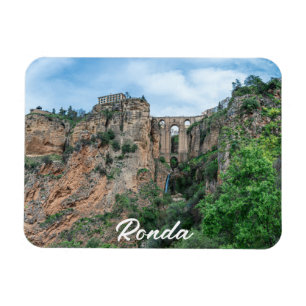 Alte historische Brücke in Ronda, Spanien Magnet