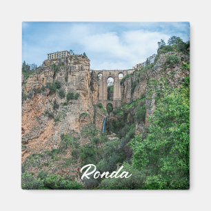 Alte historische Brücke in Ronda, Spanien Magnet
