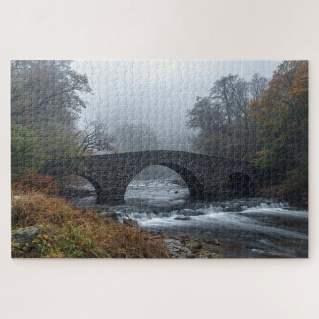Alte Hochland-Steinbrücke Puzzle (Horizontal)