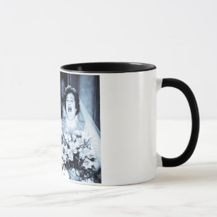 Alte Hochzeitsfotografie - Glückliches Paar (Cyano Tasse