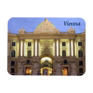 Alte Hofburg nachts in Wien-Foto Magnet