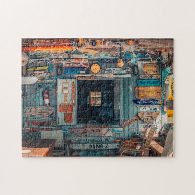 Alte Holiday Hut Bahamas Puzzle (Horizontal)