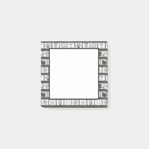 Alte Hollywood-Filmnotizen Post-it Klebezettel