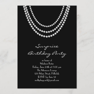 Alte Hollywood-Überraschungs-Geburtstags-Party Einladung