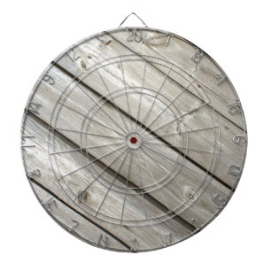 Alte hölzerne Bretter Dartscheibe